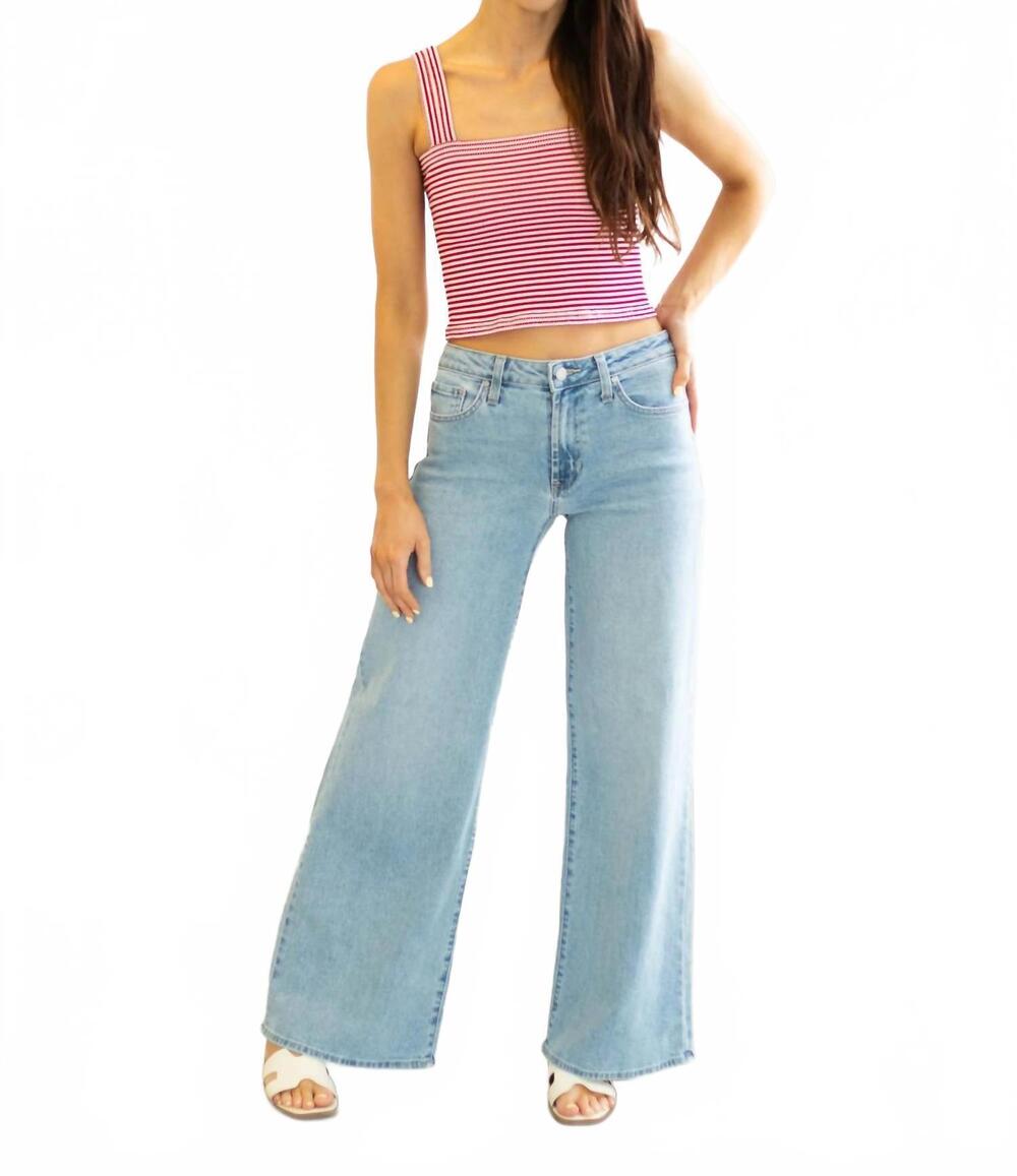NEW JUST BLACK DENIM the ultra wide jean in blue